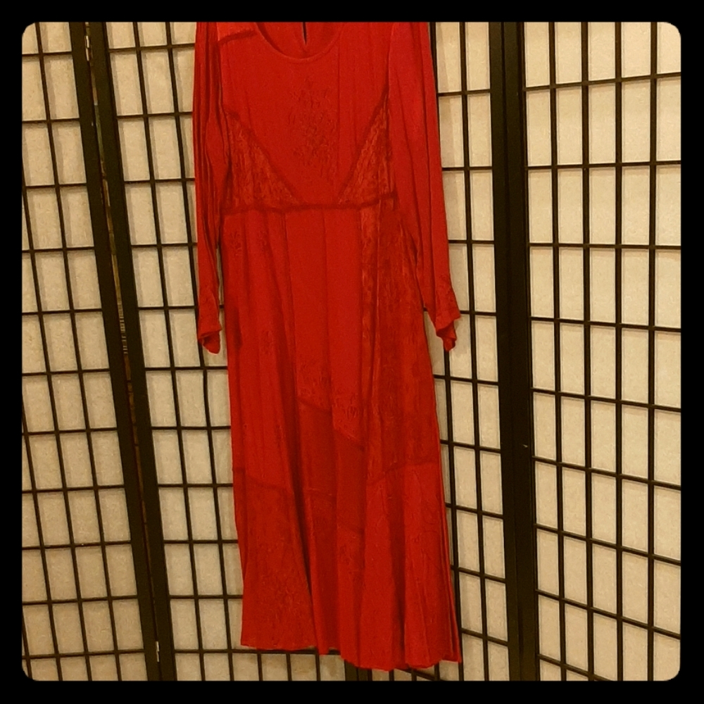 The Paragon-Red Maxi Dress-NWOT